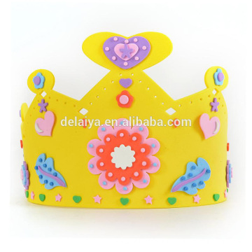 DIY Lernspielzeug EVA Handgemachte Geburtstagsfeier Crown Kids Early Learning Education